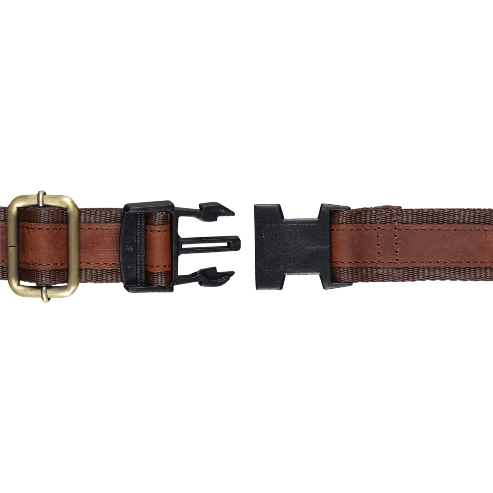 Leder Bauchtasche braun
