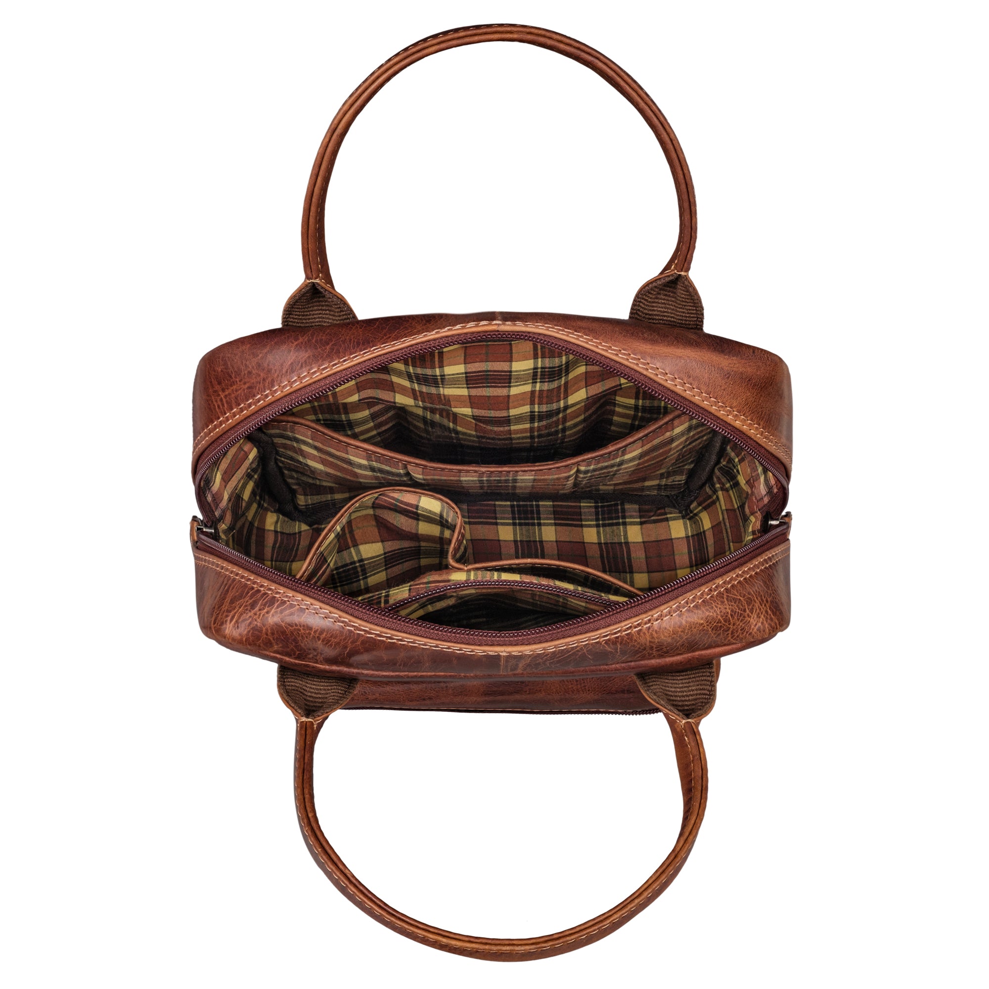 damen rucksack echt leder braun