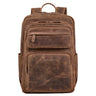 “Astoria” Sac à Dos Grand Cuir pour Ordinateur Portable 17 pouces