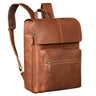 "Sangro" Sac a Dos Homme Cuir avec Double Compartiment pour Ordi Portable 15,6-16"