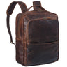 "Thomas" Sac à dos en cuir ordi portable 17 pouces
