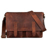 "Russell" Sac Cartable Cuir Vintage