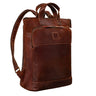 "Dwight" Sac à dos en cuir grand Hommes Femmes