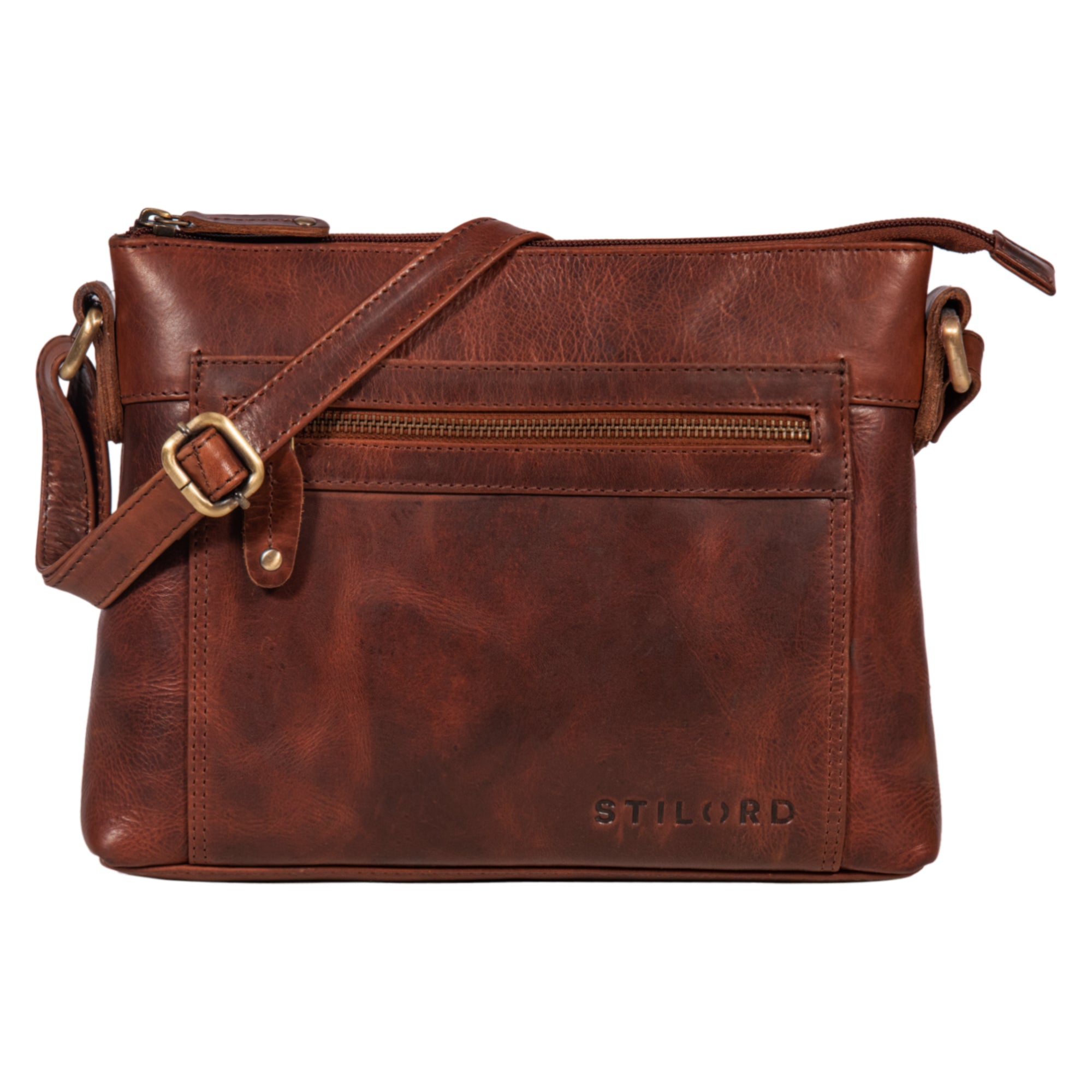 Braune lederhandtasche damen ausgehtasche