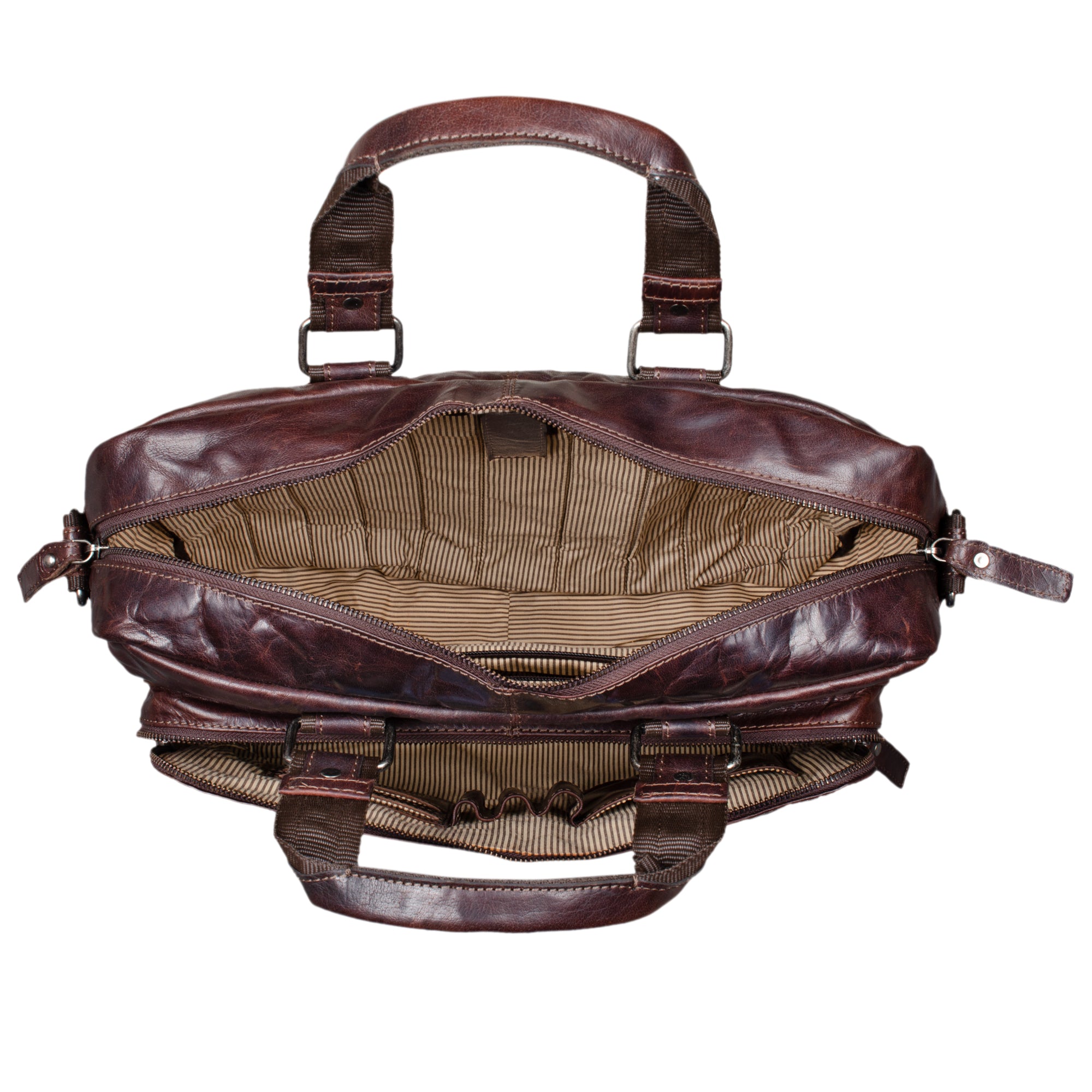 Lehrer Ledertasche mit 14 Zoll Laptopfach