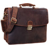 Second choix "Loris" Serviette Homme Cuir Véritable