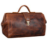 Second Choix "Percy" Sac de Médecin Cuir Vintage