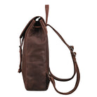 Backpack Leder Damen weich dunkelbraun