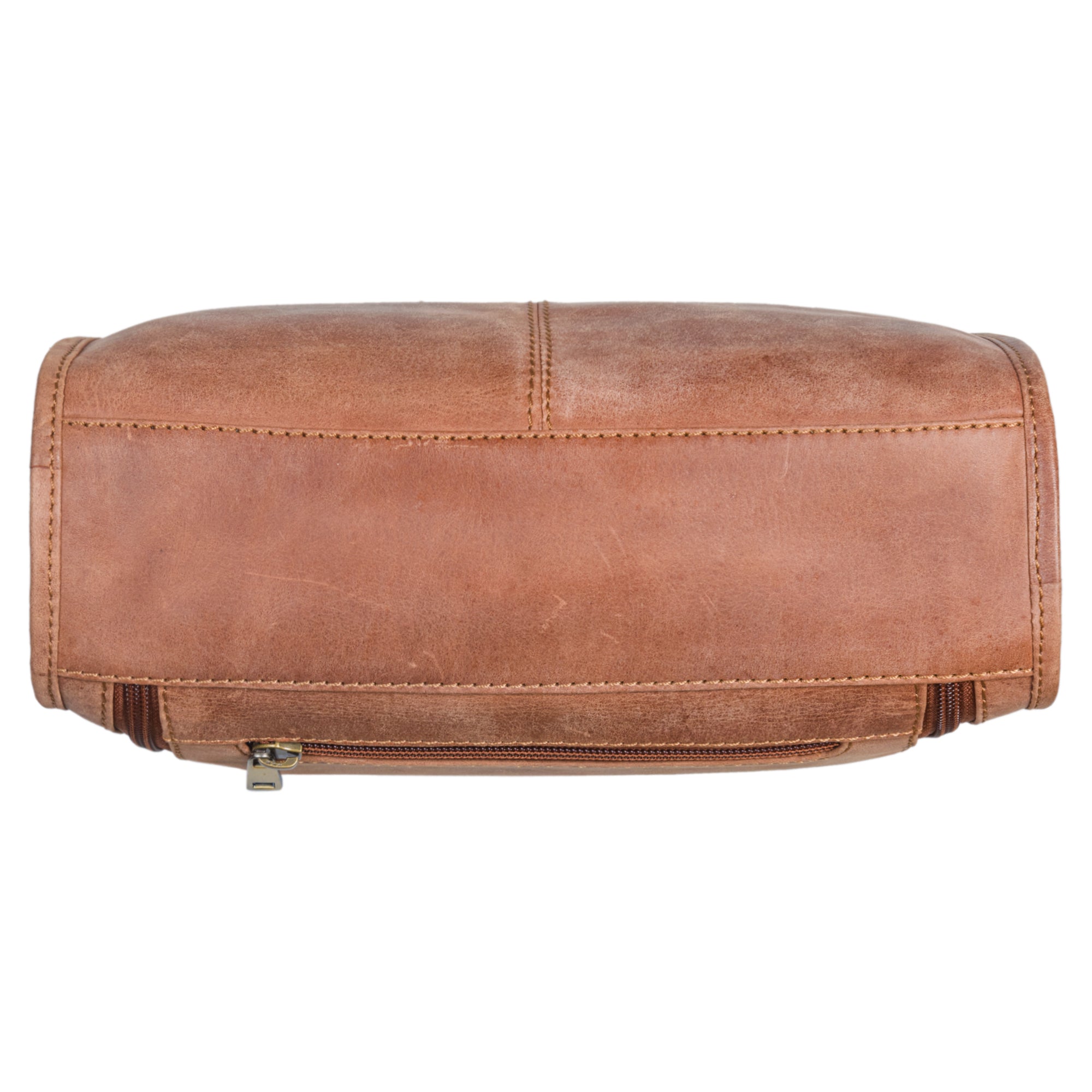 Vintage Leder Kulturbeutel Unisex