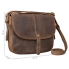 Braune Damen Ledertasche