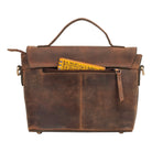 Leder Umhängetasche braun