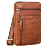 "Brooks" Pochette Poitrine Cuir Vintage
