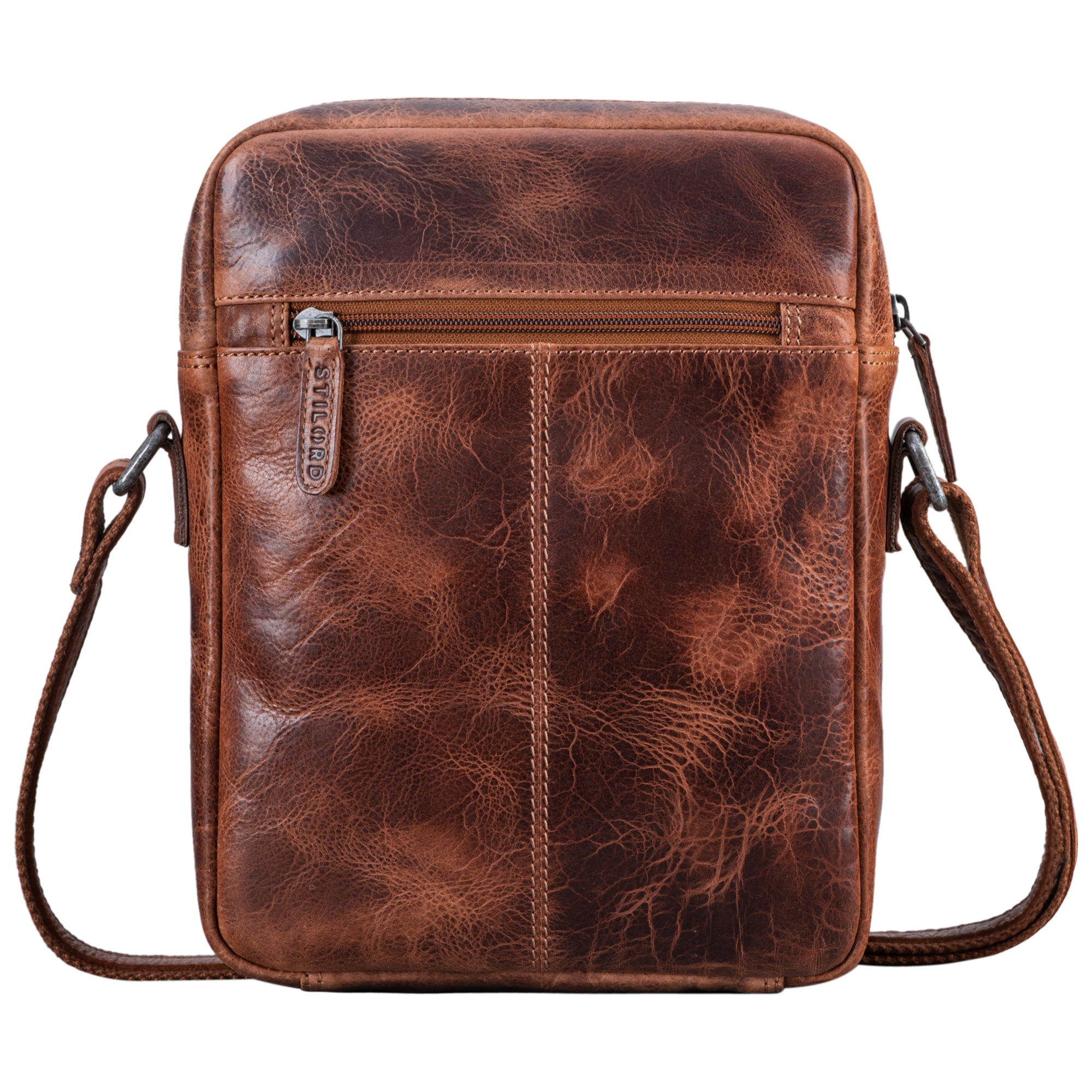Vintage Herren Umhängetasche klein braun
