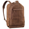"Maxim" Grand Sac à Dos Homme Cuir Ordi Portable 17 - 19 Pouces