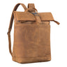 "Hudson" Sac à Dos Roll Top Cuir