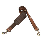 Leder Schultergurt für Taschen braun