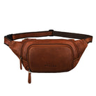 Brusttasche Leder cognac