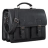 "Jeffrey" Cartable en Cuir Véritable – Grande Sacoche Vintage Porte Document
