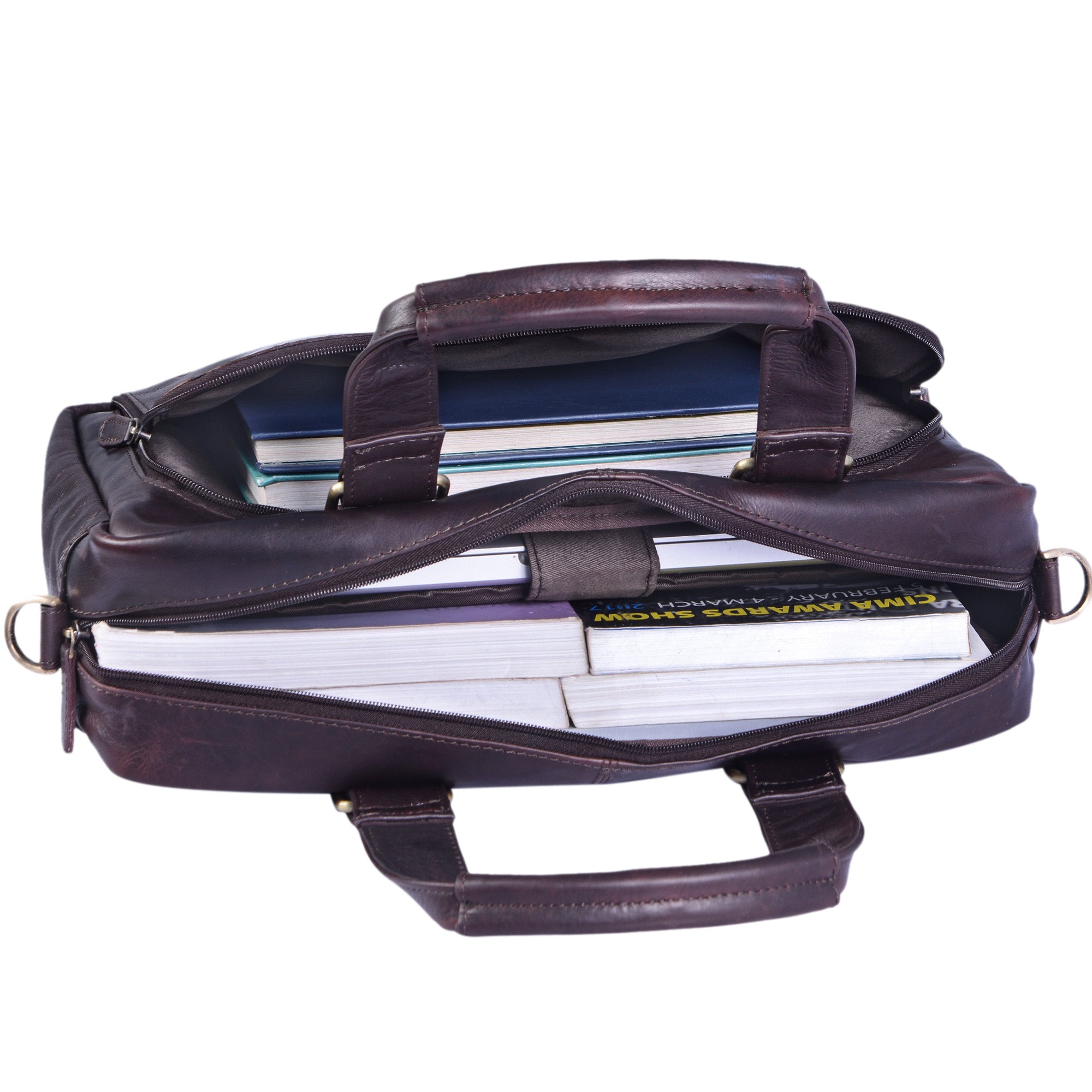 Ledertasche für das Bürp
