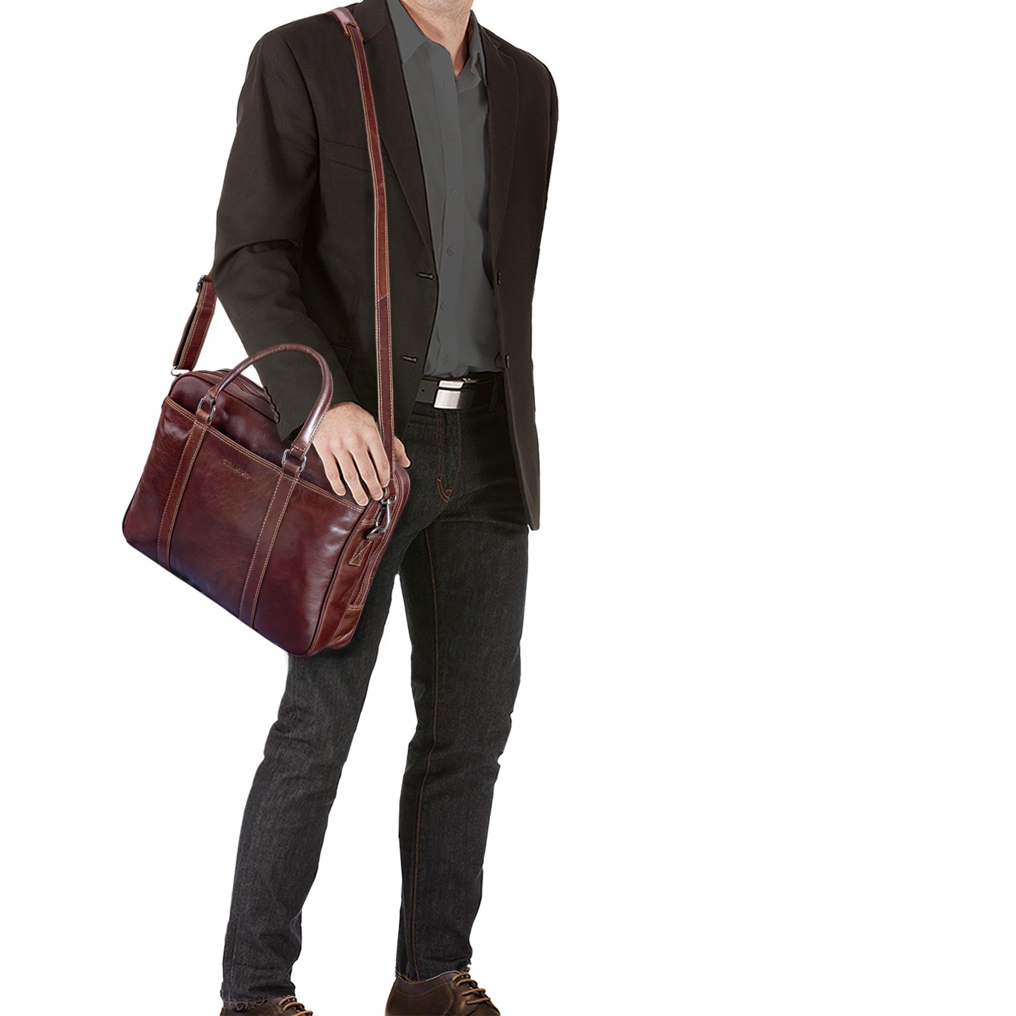 business herren tasche braun