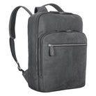 Grauer Leder Rucksack groß Herren