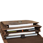 15 Zoll Vintage Businesstasche braun