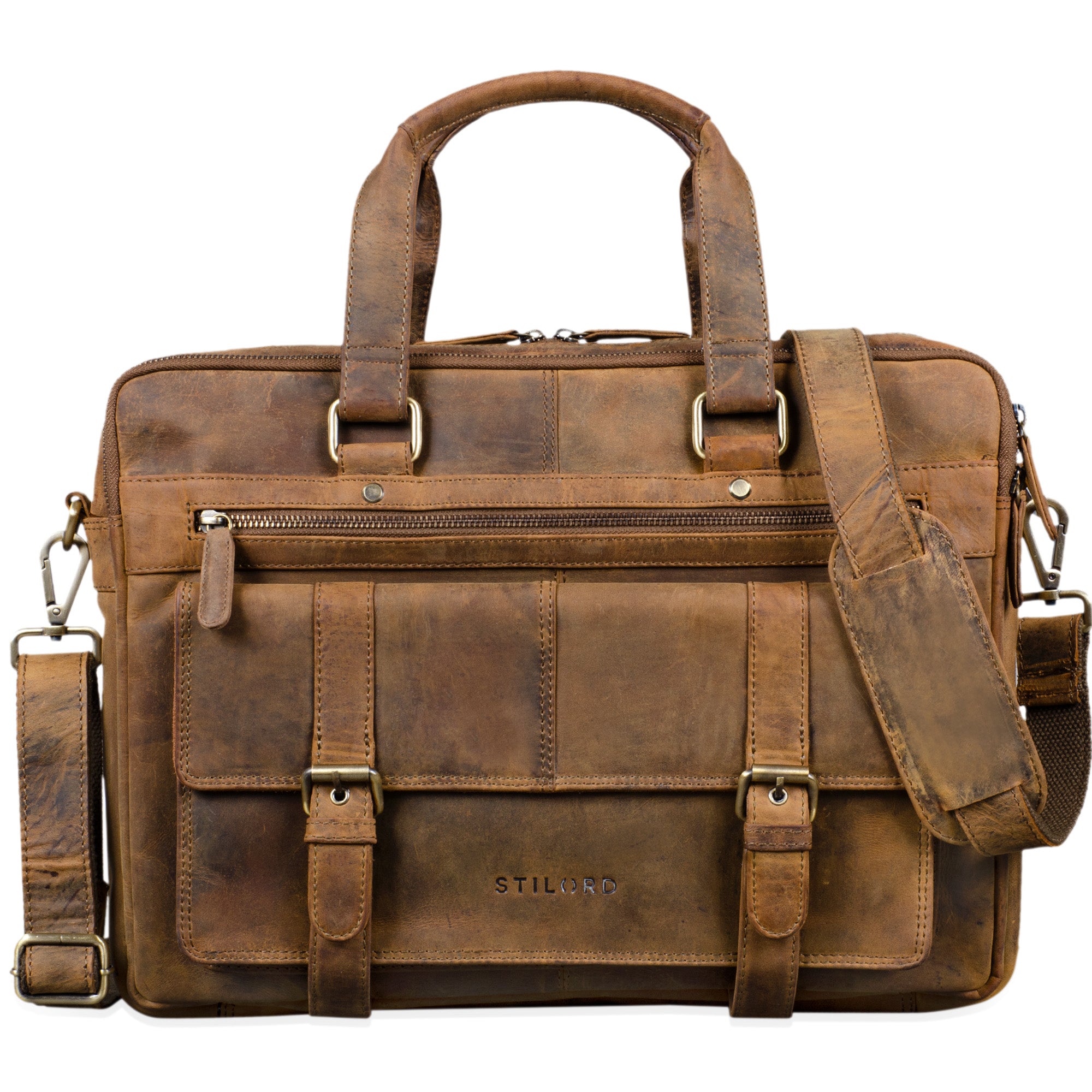 Vintage Businesstasche Echtes Leder