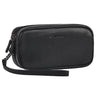 "Tiber" Moderne Sac à Poignet Homme Cuir avec Double Compartiment
