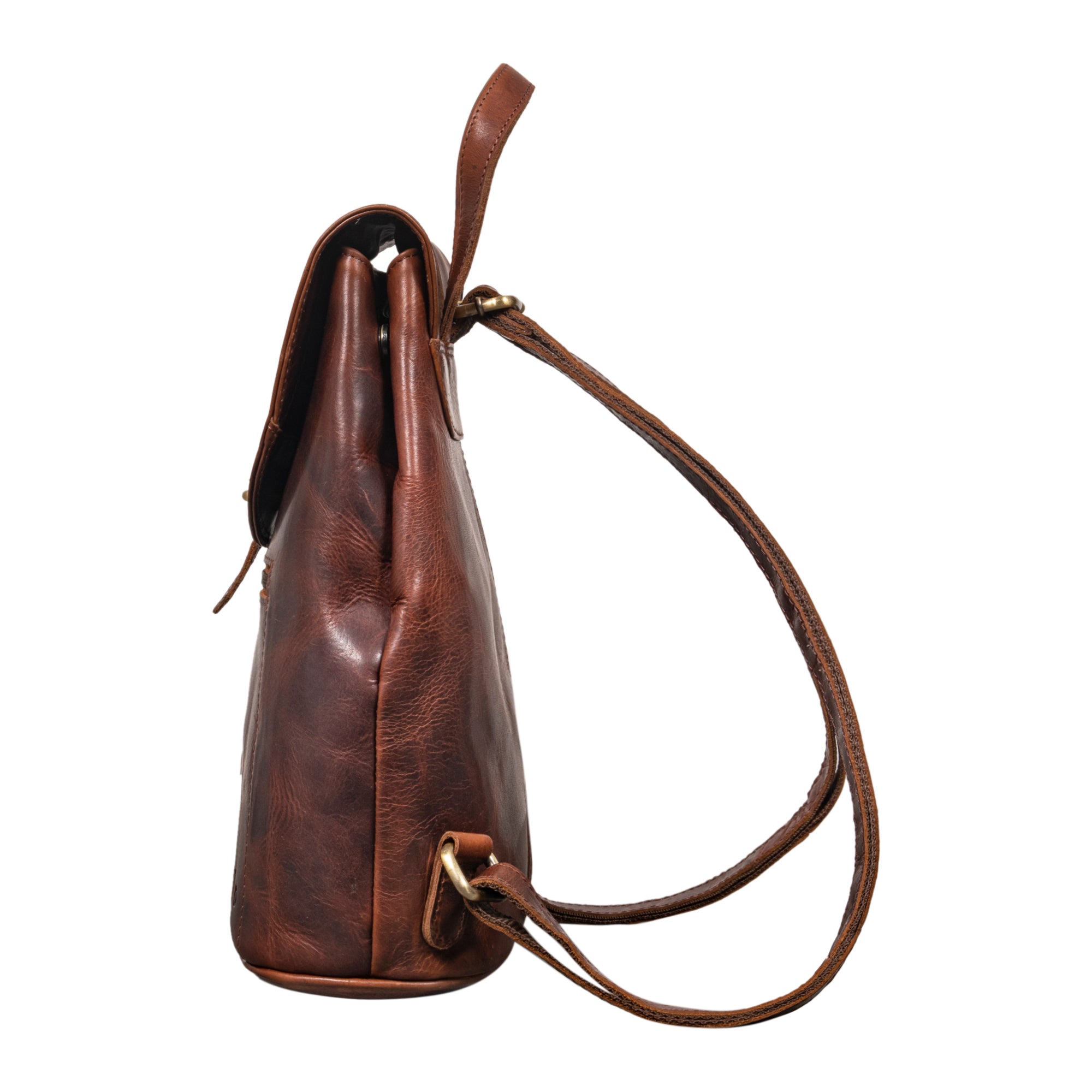 Retrorucksack Leder