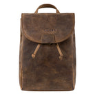 Damen Rucksack klassisch Leder braun