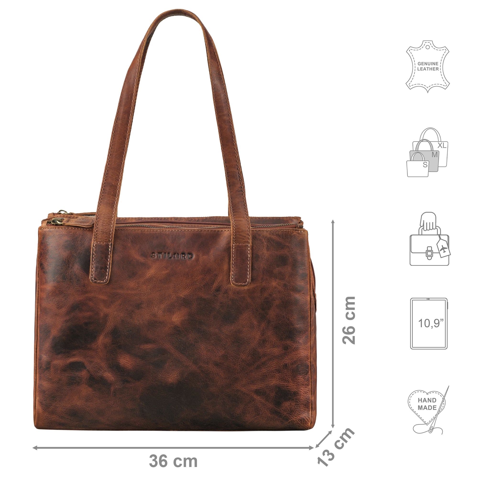 Shopper Damen aus Echtleder