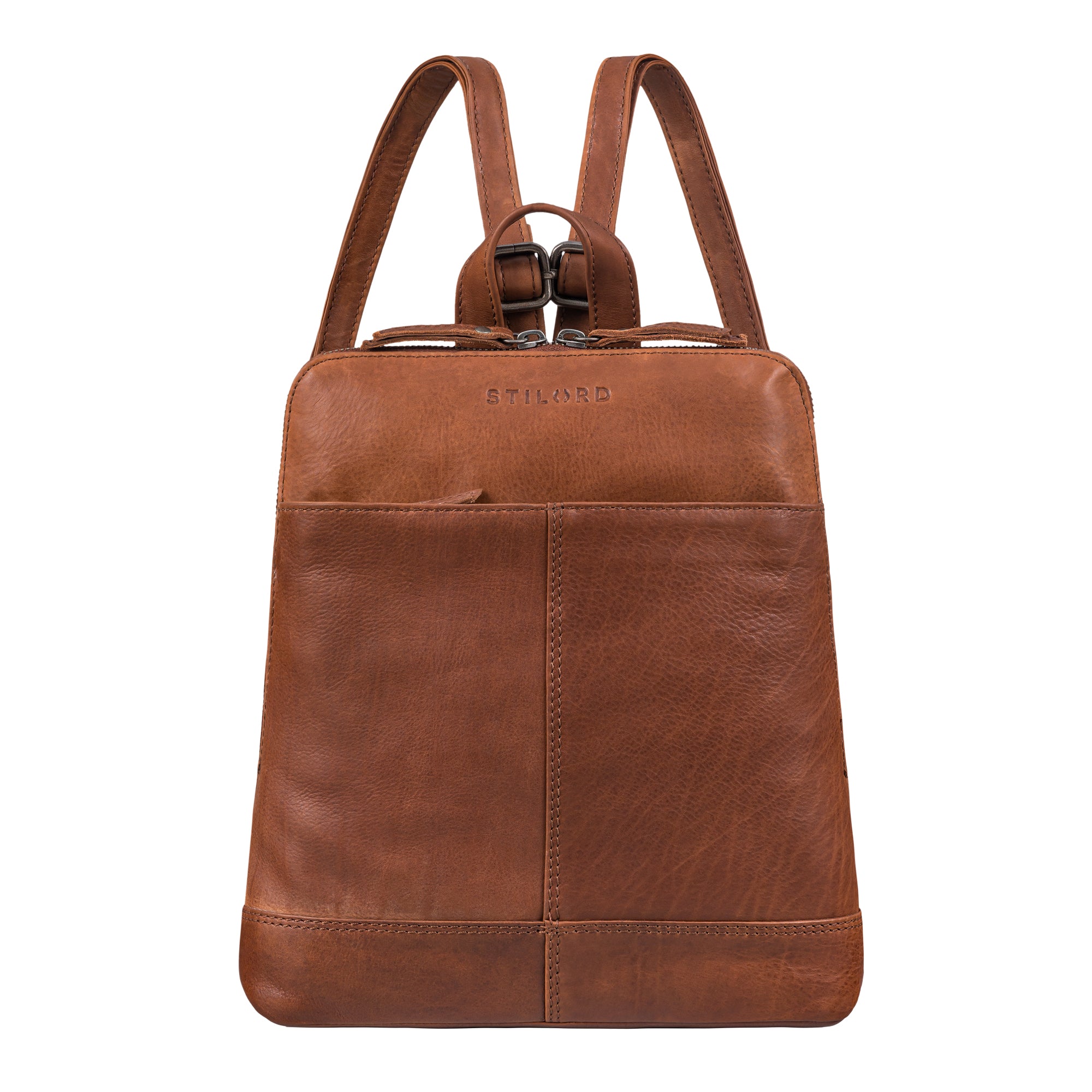 Glattleder Rucksack Damen