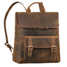 "Rosalia" Sac à Dos en Cuir Femme avec Compartiment Ordinateur 15.6 Pouces