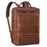 "Christian" Grand Sac à Dos en Cuir Homme Ordinateur Portable 15 - 17,3