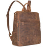 "Tarik" Sac a dos antivol cuir pour tablette 10,5