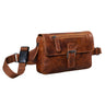 "Ian" Sac de Ceinture Cuir