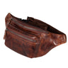 "Portland" Vintage Sac Banane en Cuir