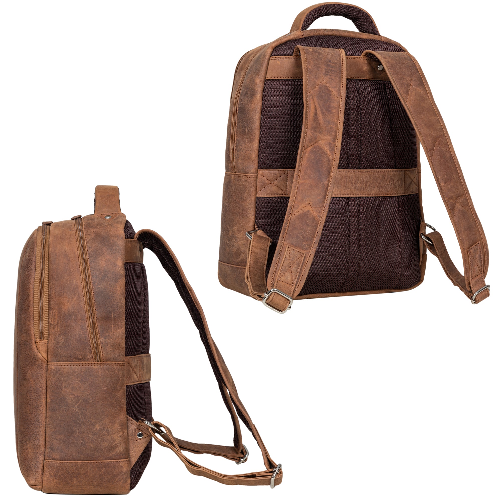 Rucksack Vintage Echtleder