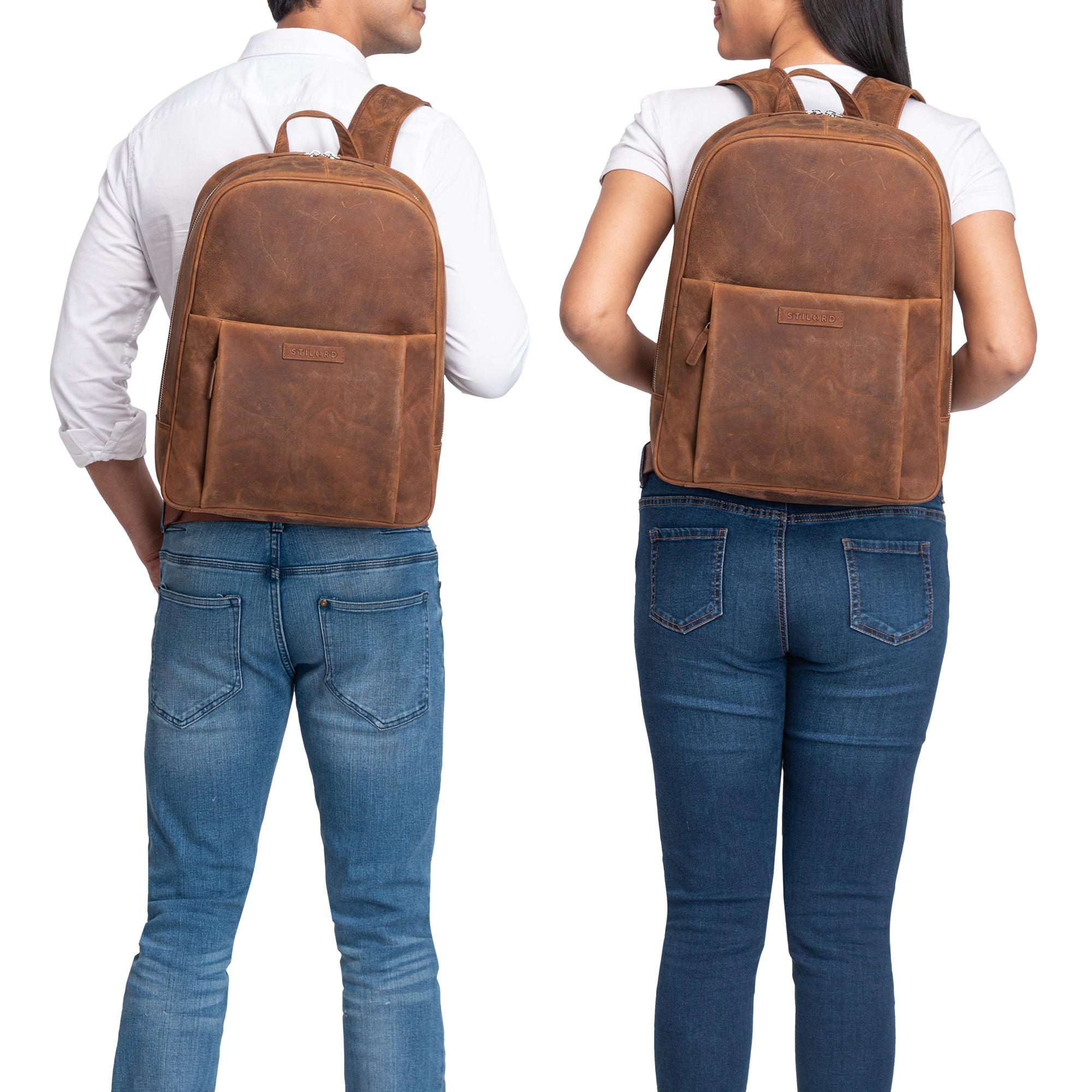Damen Rucksack Echtleder Herren