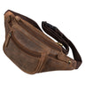 "Eliah" Vintage Sac Banane en Cuir
