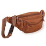 "Eliah" Vintage Sac Banane en Cuir