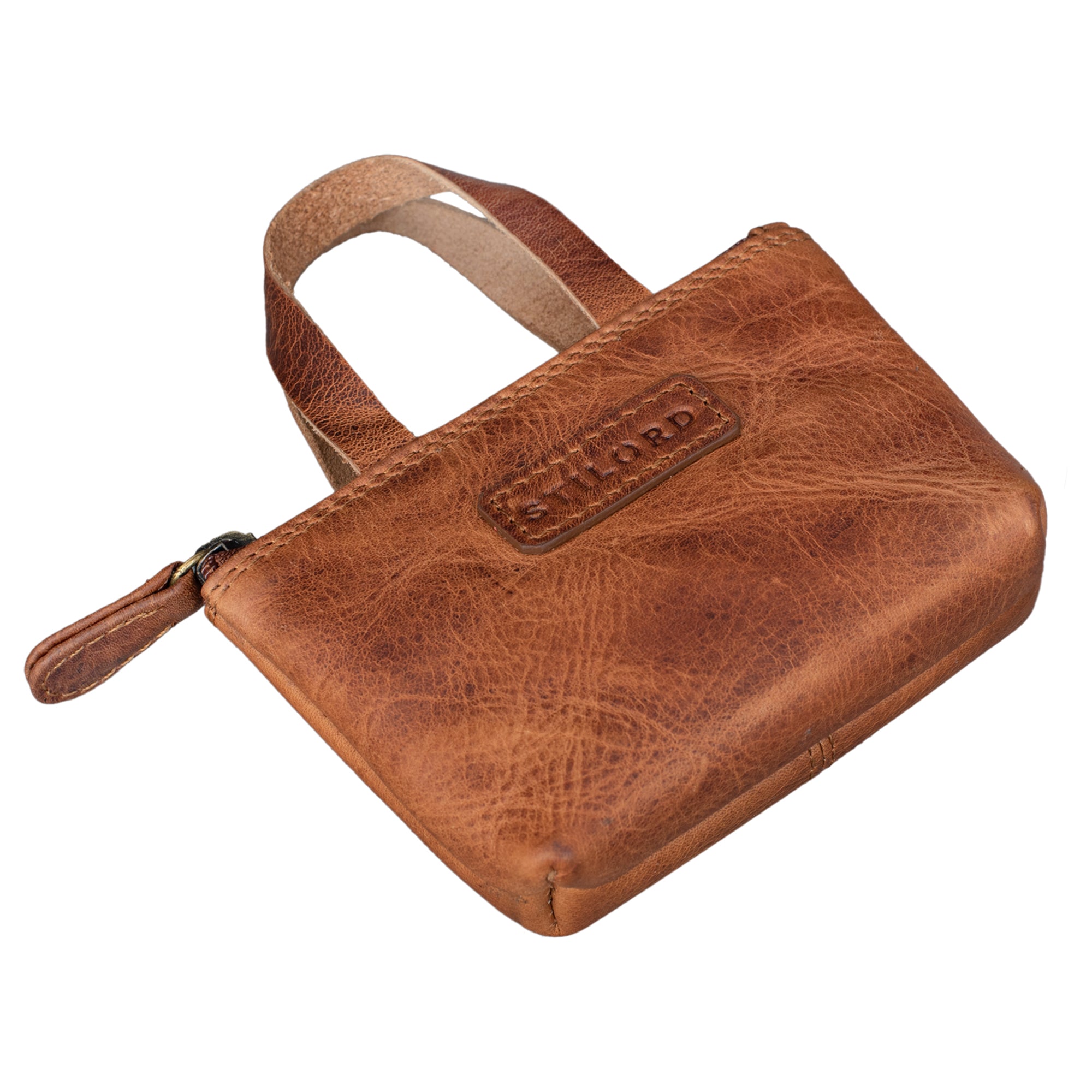 Mini Ledertasche Damen braun