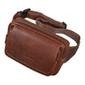"Boston" Vintage Sacoche Banane en Cuir
