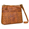 "Ida" Sac a main tressé en cuir femme