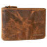 "Barry" Bourse Cuir Vintage