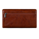 Portmonnaie Damen Dunkelbraun Leder