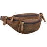 "Eliah" Vintage Sac Banane en Cuir