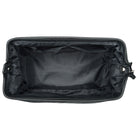 Kulturtasche Leder XL schwarz