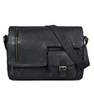 Laptoptasche 15.6 Zoll Leder schwarz