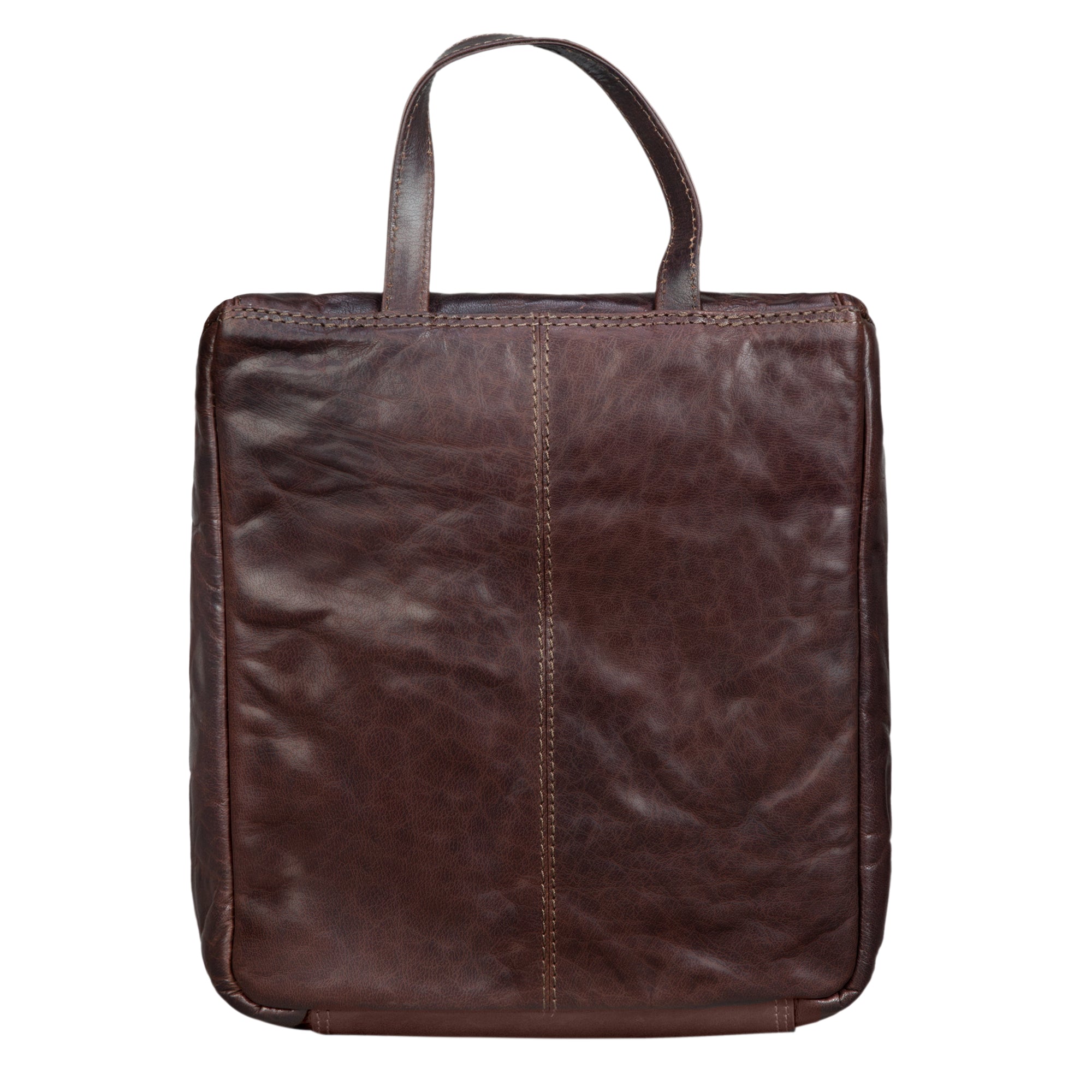 Toilettentasche Leder braun